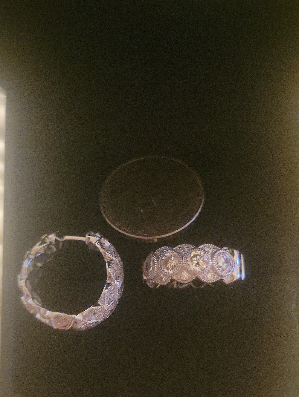 Silver Hoop Earrings